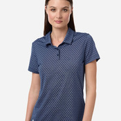 Women's 4-Way Stretch Printed Polo