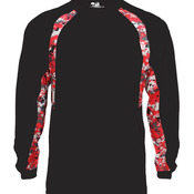 Adult Digital Hook Long Sleeve Performance Tee