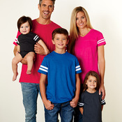 Toddler Fine Jersey Football Tee