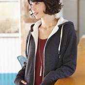 Unisex Sherpa-Lined Hooded Sweatshirt